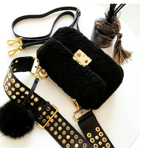 Lambswool Crossbody Bag